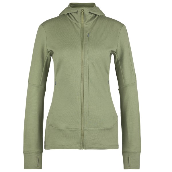 Image of Icebreaker - Women"s Merino 260 Quantum IV L/S Zip Hoodie - Merinohoodie Gr L oliv'