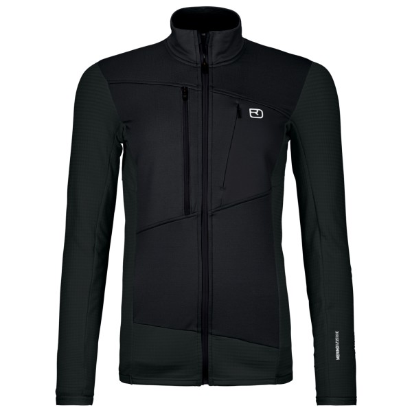 Ortovox Women’s Fleece Grid Jacket Fleecevest Zwart