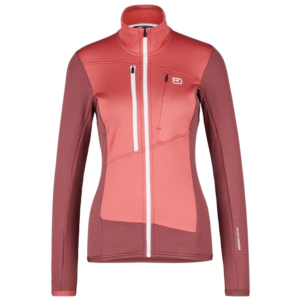 Image of Ortovox - Women"s Fleece Grid Jacket - Fleecejacke Gr L;M;S;XL;XS blau;gelb;orange;rot;schwarz'
