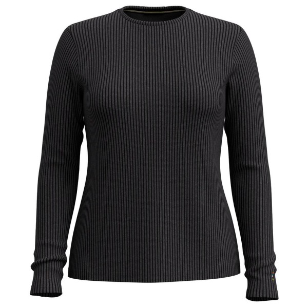 Image of Smartwool - Women"s Thermal Merino Rib Crew - Merinolongsleeve Gr L;M;S;XL;XS beige;schwarz'