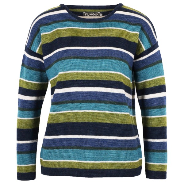 Image of Flomax - Women"s Oversized Pullover Arco - Wollpullover Gr 36/38;40/42;44/46 blau;rot'