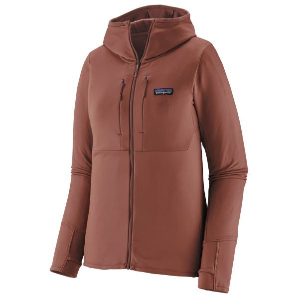 Image of Patagonia - Women"s R1 Thermal Full-Zip Hoody - Fleecejacke Gr L;M;S;XL;XS braun;schwarz'