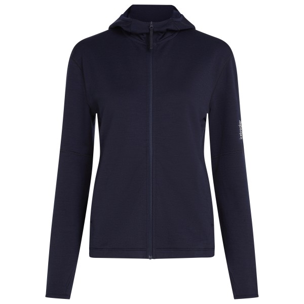 Image of Icebreaker - Women"s 360 Realfleece Elem L/S Zip Hoodie - Merinohoodie Gr S blau'