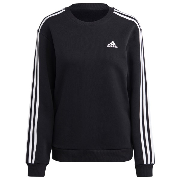 Image of adidas - Women"s 3-Stripes Fleece Sweatshirt - Fleecepullover Gr L schwarz'