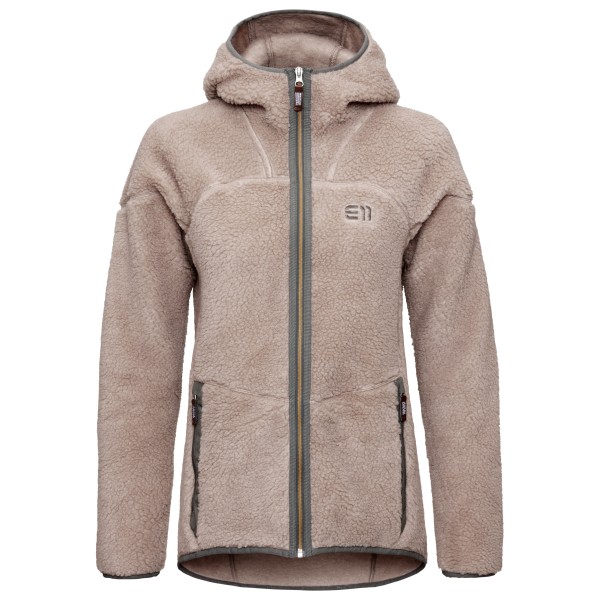 Elevenate Women’ Glacier Pile Hood Fleecevest Bruin
