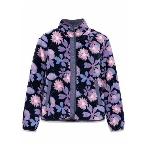 Mazine Women’s Fleet Printed Fleece Jacket Fleecevest Blauw