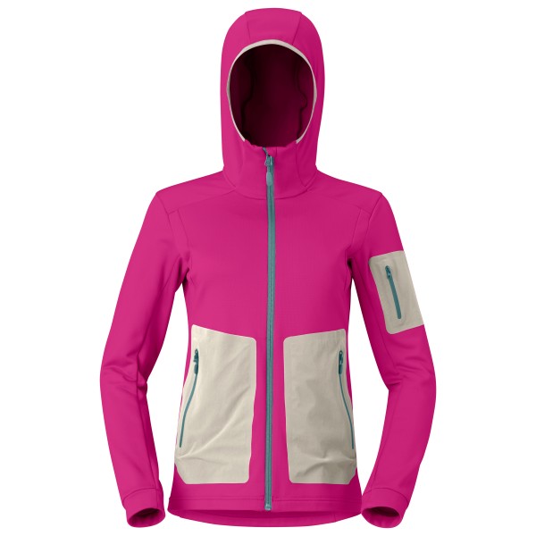 Image of Norrøna - Women"s Falketind Warm2 Stretch Hood - Fleecejacke Gr L rosa'