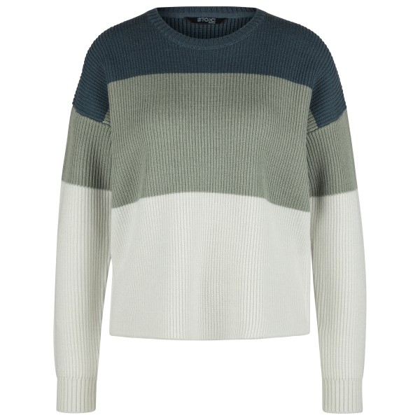 Stoic Heavy MerinoKnit MMXX.Rutvik Sweater Merinopullover Damen Wandern (Gr XXL |grau)