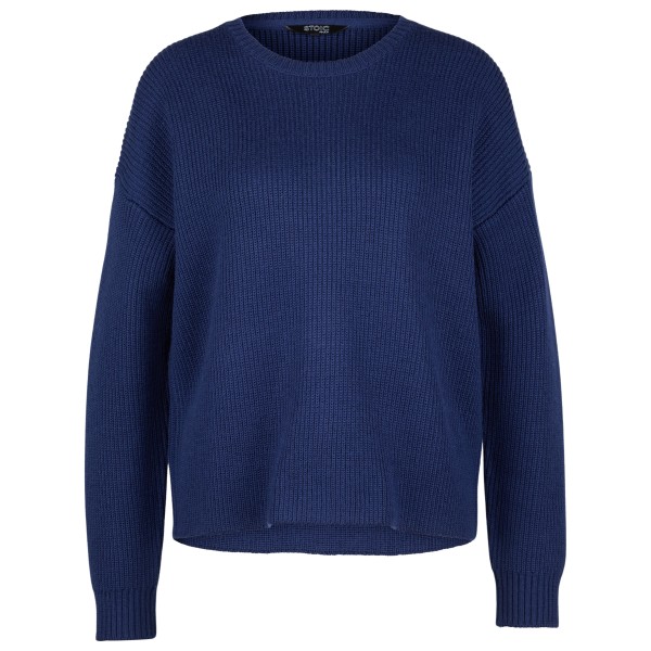 Stoic Heavy MerinoKnit MMXX.Rutvik Sweater Merinopullover Women (Größe XXL |blau)