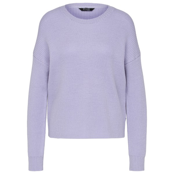 Stoic Women’s Heavy MerinoKnit MMXX.Rutvik Sweater Merinotrui Purper