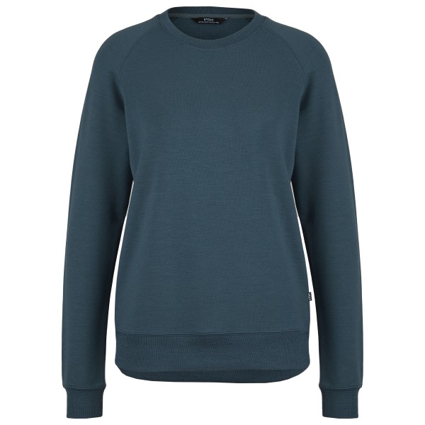 Woll- & Merinopullover Stoic MerinoTerry285 AlavaaraSt. Crew Pullover Damen (Gr XXL |blau)