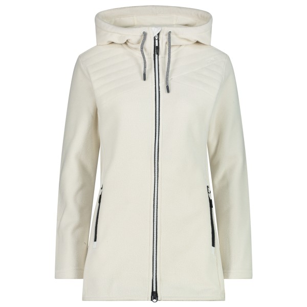 CMP - Women's Jacket Fix Hood 34H2856 - Fleecevest maat 34, beige