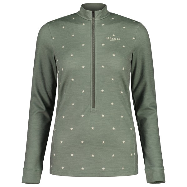 Image of Maloja - Women"s CopperbeechM. - Longsleeve Gr L oliv'