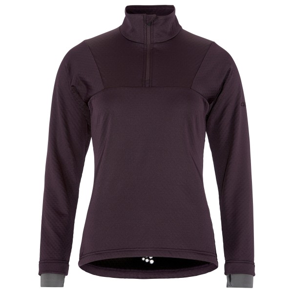 Image of Craft - Women"s Core Gain Thermal Midlayer - Fleecepullover Gr L;M;S;XL;XXL grau;rosa'