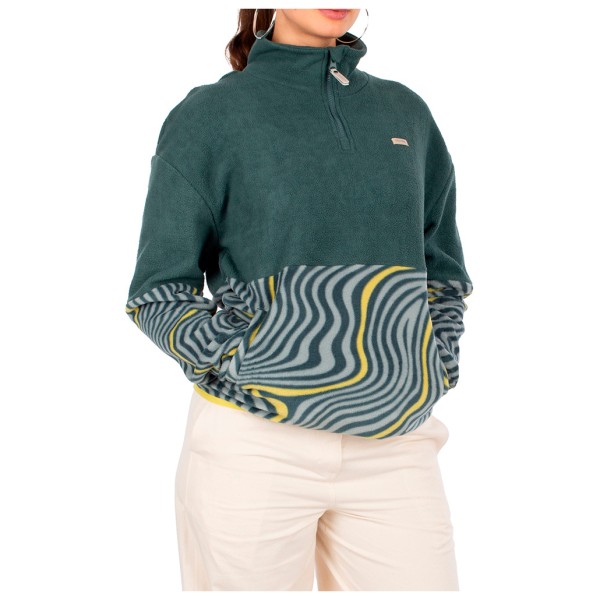 Image of Iriedaily - Women"s Half Indi Troyer - Fleecepullover Gr L blau'