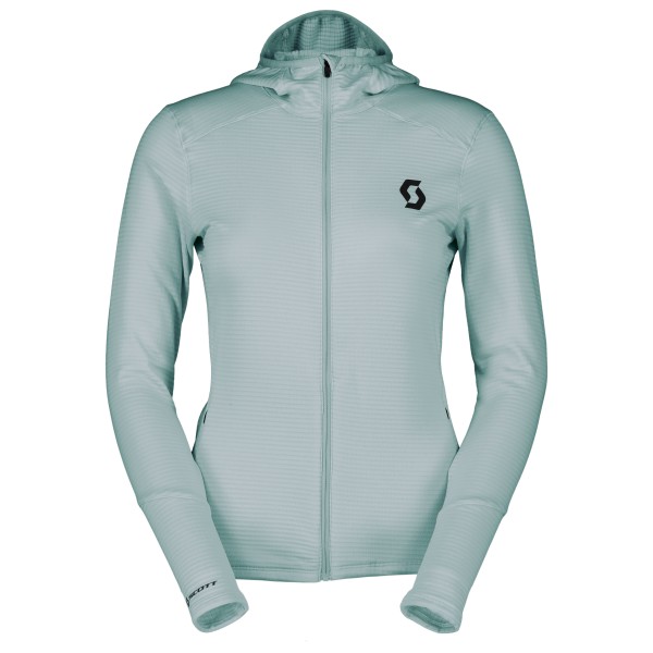 Scott Women’s Hoody Defined Light Fleecevest /turkoois Grijs