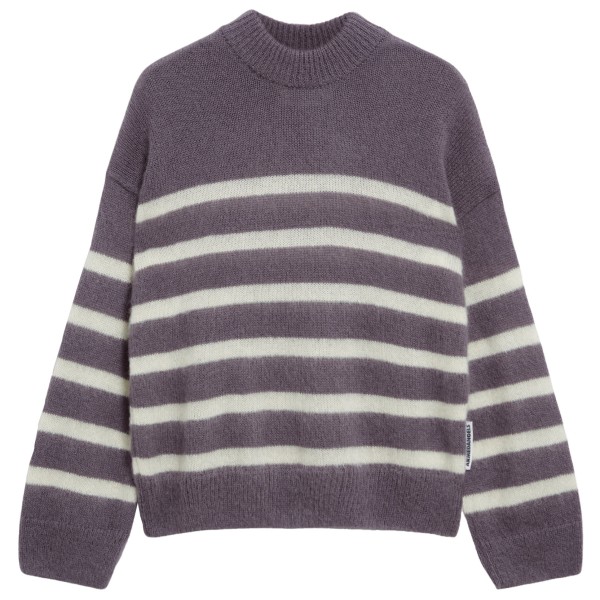ARMEDANGELS - Women's Gwyneiraa Stripes - Wollpullover Gr M grau/lila
