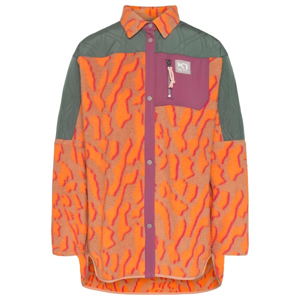 Image of Kari Traa - Women"s Rothe Jacket Shirt - Fleecejacke Gr XS orange'