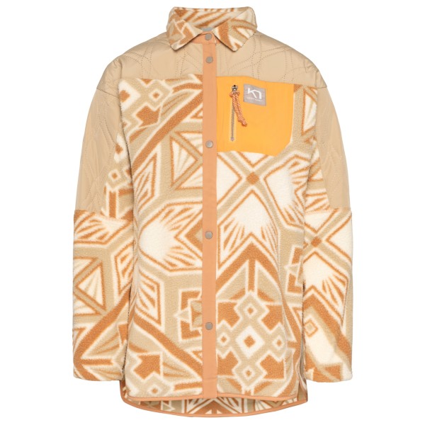 Image of Kari Traa - Women"s Rothe Jacket Shirt - Fleecejacke Gr L;M;S;XL;XS beige;orange'