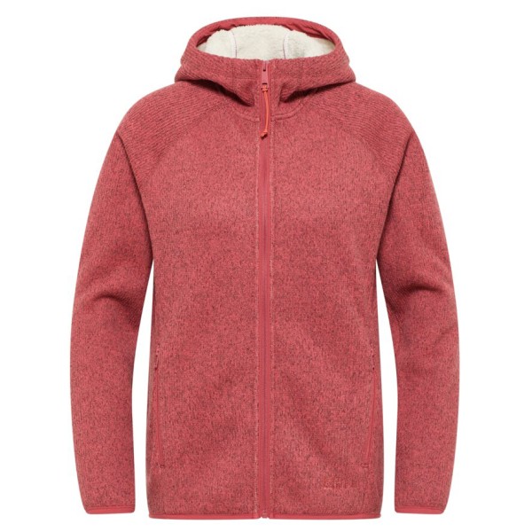 Image of Jack Wolfskin - Women"s Kaminfeuer Hooded Jacket - Fleecejacke Gr L rot'
