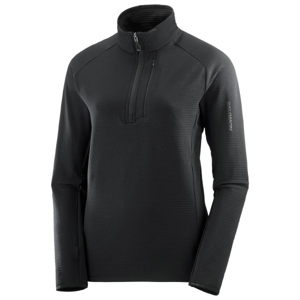 Image of Salomon - Women"s Essential LTWarm Half Zip - Fleecepullover Gr L schwarz'