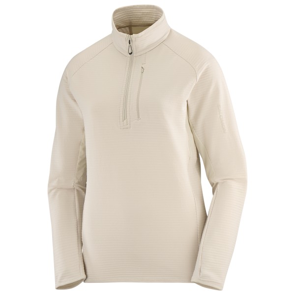 Image of Salomon - Women"s Essential LTWarm Half Zip - Fleecepullover Gr L beige'