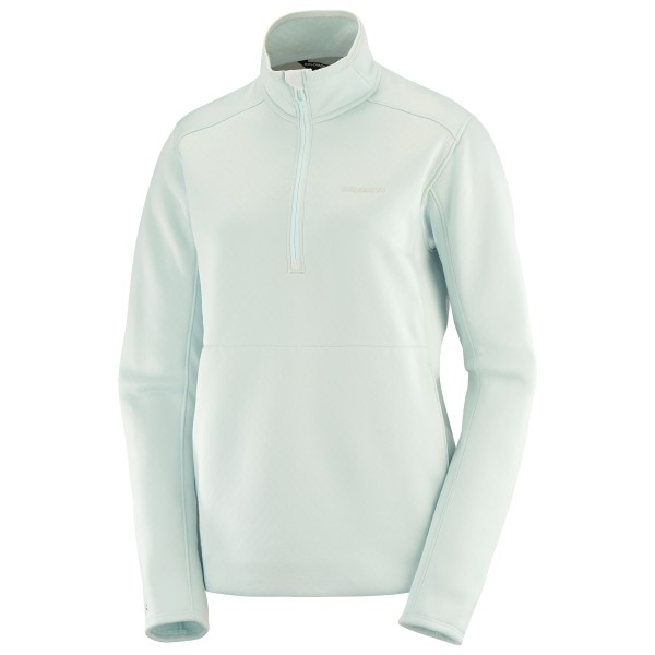 Image of Salomon - Women"s Sntial Midfleece Half Zip - Fleecepullover Gr L;M;S;XL;XXL grau;grau/weiß'
