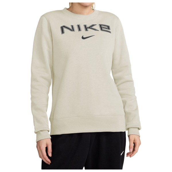 Image of Nike - Women"s NSW Phoenix Fleece Standard Logo Crew Neck - Pullover Gr L;M;S;XS beige'
