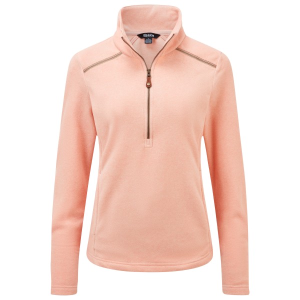 Fleecepullover Sherpa Rolpa Eco Pullover Zip Damen (Gr L |rosa)