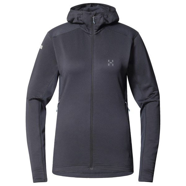 Haglöfs Women’s L.I.M Mid Multi II Hood Fleecevest Grijs