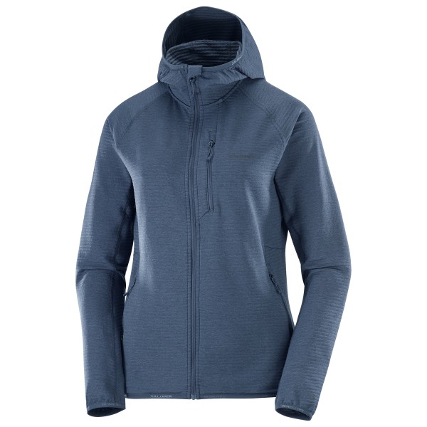 Salomon Essential Lightwarm Fleecejacke Damen Wandern (Gr M |blau)