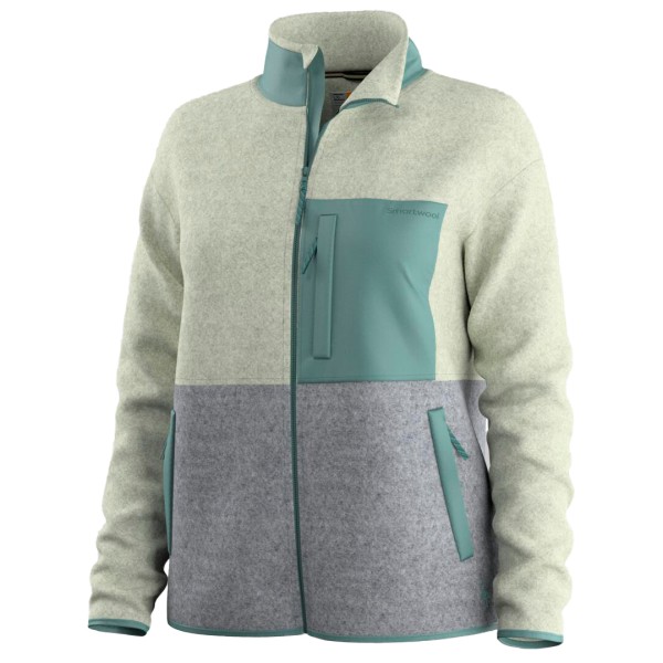 Smartwool Women’s Second Cut Fleece Jacket Fleecevest Grijs