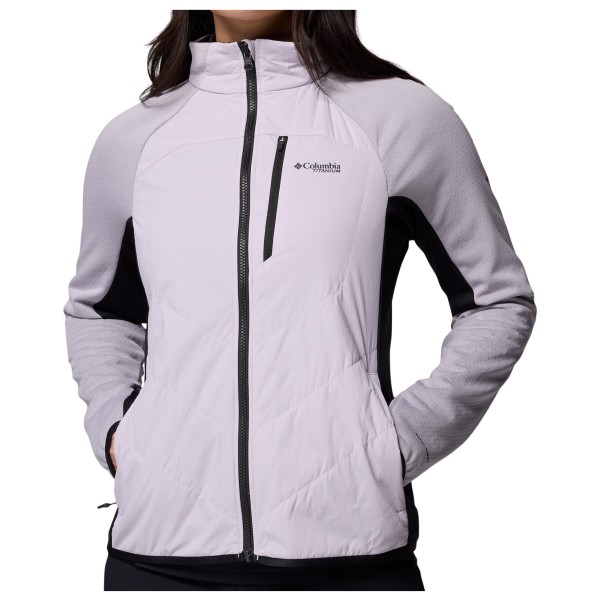 Columbia Arctic Crest Hybrid Full Zip Fleecejacke Damen (Gr L |lila)