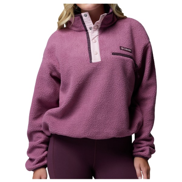 Columbia Women’s Helvetia II Cropped Half Snap Fleece Fleecetrui Purper