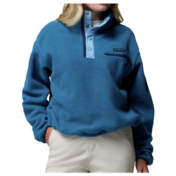 Columbia Women’s Helvetia II Cropped Half Snap Fleece Fleecetrui Blauw