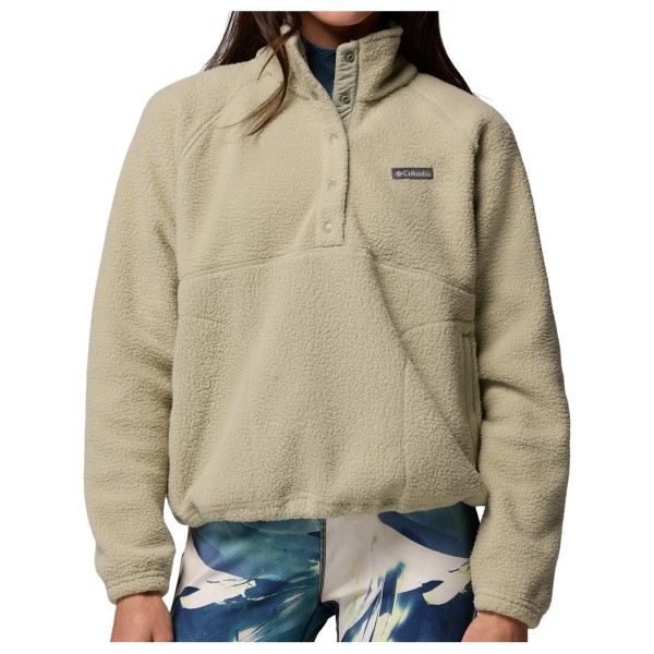 Columbia Women’s Jasper Ridge Pebbled Fleece Half Snap Fleecetrui Beige