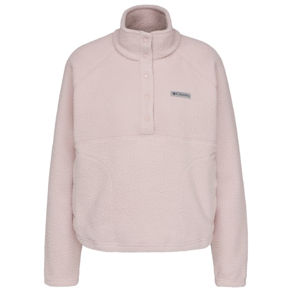 Columbia Women’s Jasper Ridge Pebbled Fleece Half Snap Fleecetrui moonvista Roze
