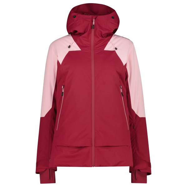 Fleecejacke CMP Jacket Fix Hood Twill Damen (Gr 44 |rot |wasserdicht)