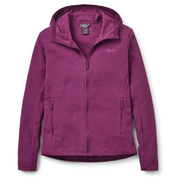 Rab Women’s Stavel Hoody Fleecevest Purper