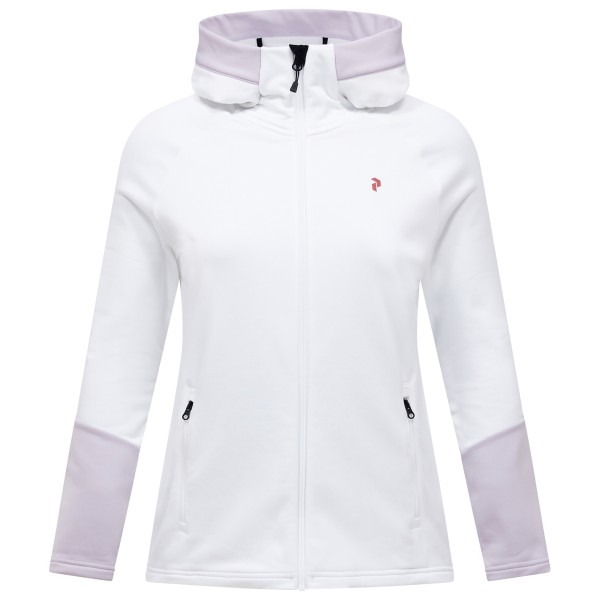 Fleecejacke Peak Performance Rider Essentials Zip Hood Damen (Gr S |weiß)