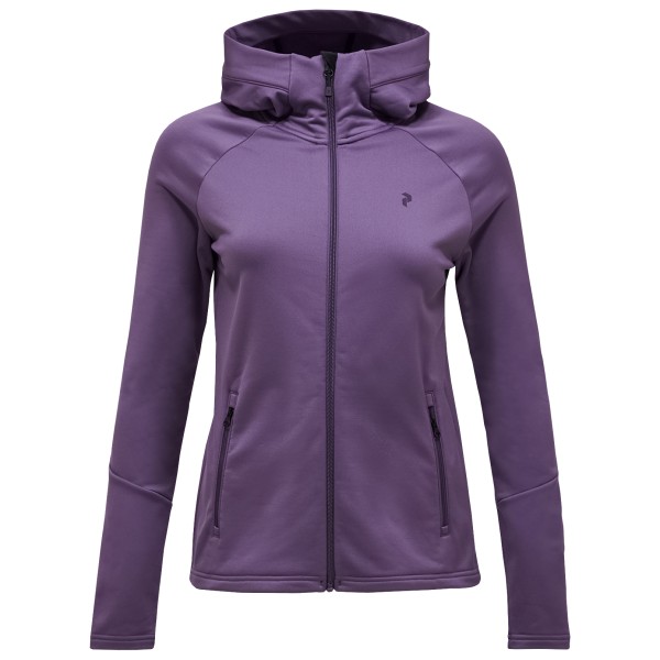 Peak Performance Women’s Rider Essentials Zip Hood Fleecevest Purper