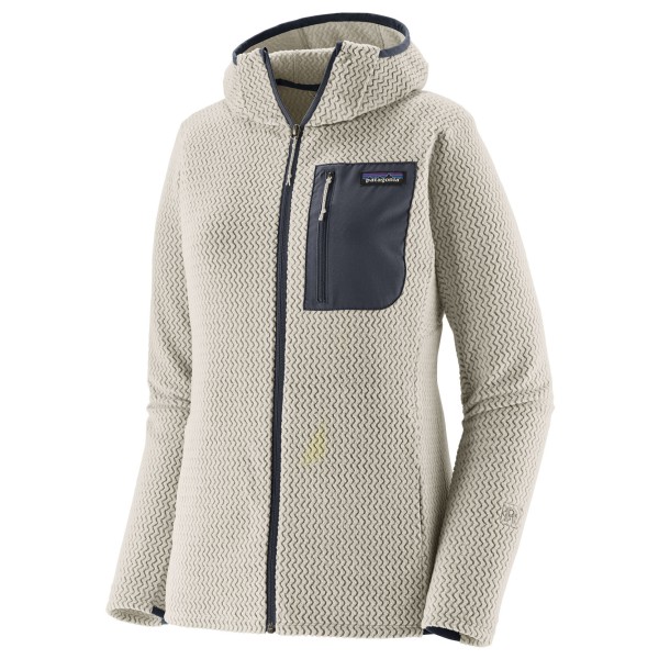 Patagonia Women’ R1 Air Full-Zip Hoody Fleecevest Grijs