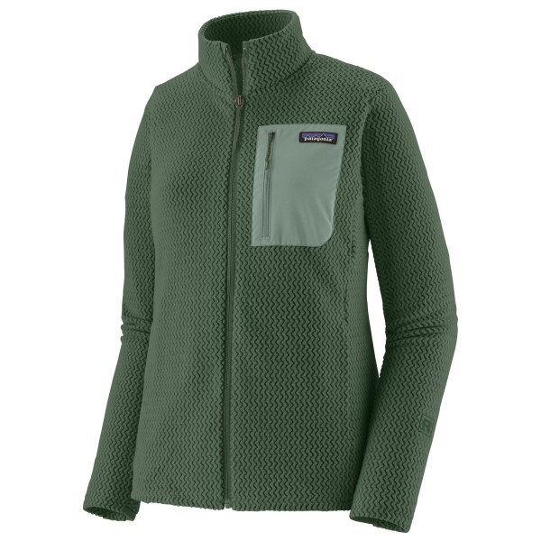 Patagonia Women’s R1 Air Jacket Fleecevest olijfgroen