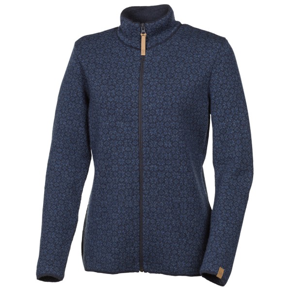 Ivanhoe of Sweden Women’s Fiona Full Zip Wollen vest Blauw
