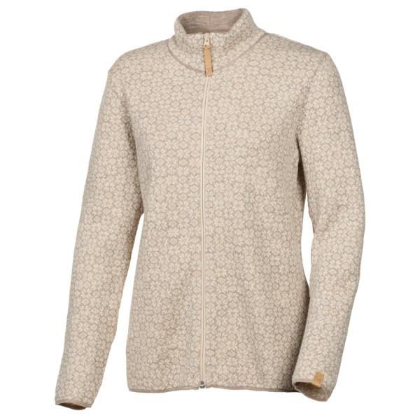 Ivanhoe of Sweden Women’s Fiona Full Zip Wollen vest Beige