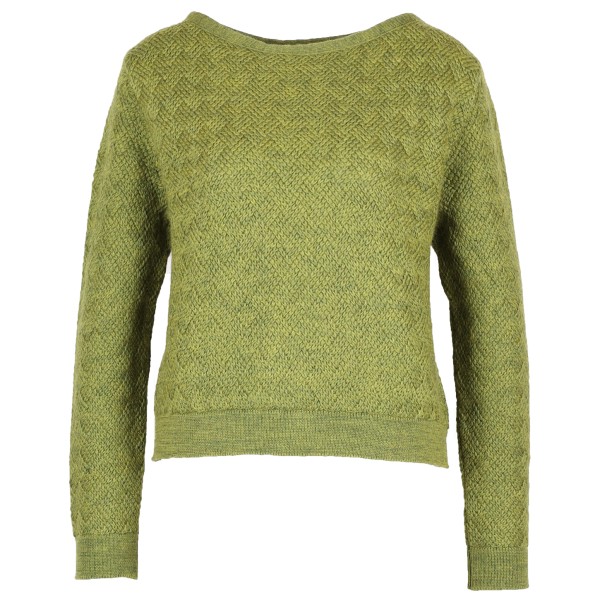 Flomax - Women's Kurzpulli Leni - Wollpullover Gr L oliv