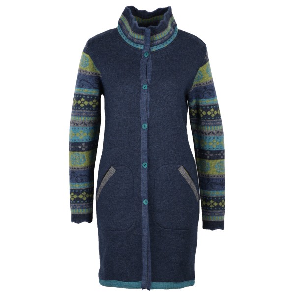 Woll- & Merinojacke Flomax Oversize Mantel Rosalia Damen (Gr 36/38 |blau)