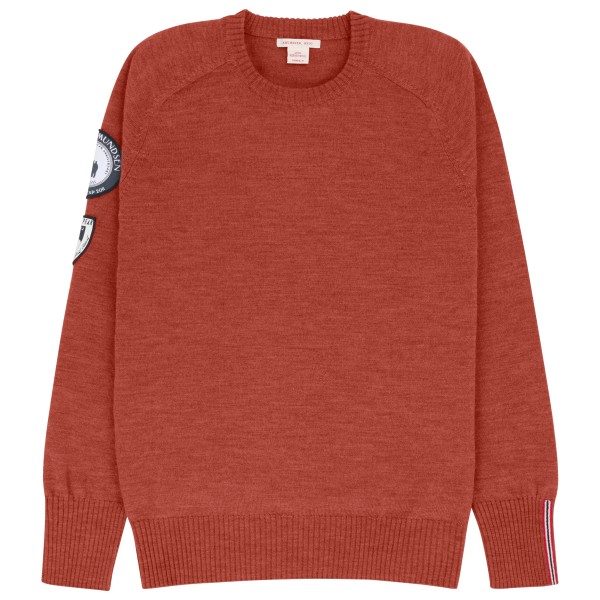 Amundsen Sports – Women’s Amundsen Peak Crew Neck – Merinotrui maat XS, Rood