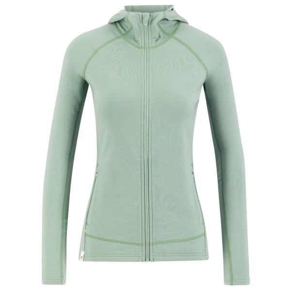 Woll- & Merinojacke Ulvang Alltime Bridge Hoodie Full Zip Midlayer Damen (Gr XS |grün)
