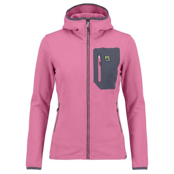 Karpos Women’s Antermoia Hoodie Fleece Fleecevest Roze